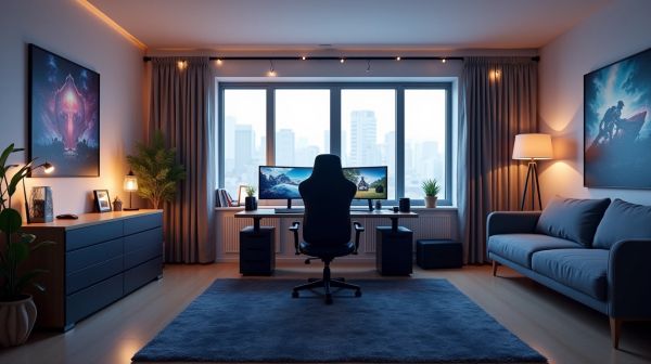 Décoration chambre gamer : créez votre espace de jeu idéal !
